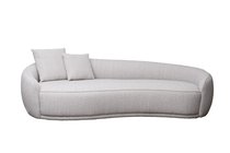 Диван трехместный Тулон (GD/Toulon) (левый) бежевый букле Orso-BEG 257x119x72см - Garda Decor