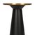 Кофейный столик Vaso Gold диаметр 45, цвет золотой/черный - Cosmo