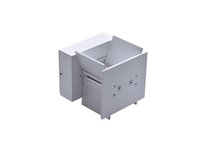 Twizzle база для накладки DL20121Cover, 2х3W, L85 W95 H85мм, 224Lm, Ra80, 3000K, IP54, белая - Donolux