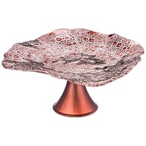 Блюдо На Ножке Galaxy Brown 30Cm Высота 14,5 см