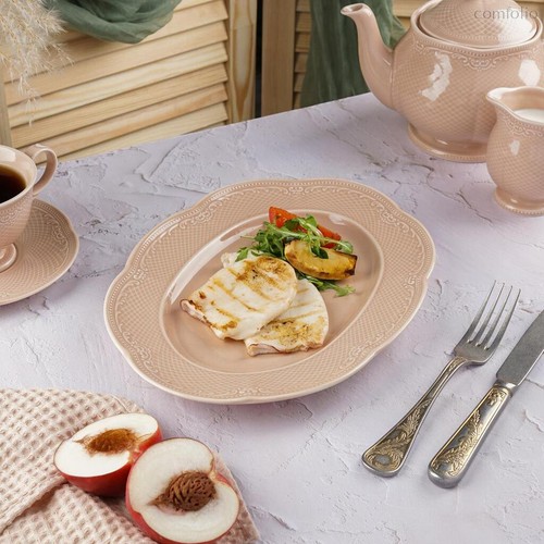 Блюдо овальное 30,3*22,7*3 см Aristocrat Peach Tea Noble [1] - Noble