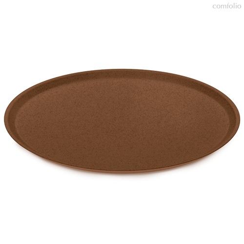 Тарелка CONNECT Organic D 25,5 см коричневая - Koziol