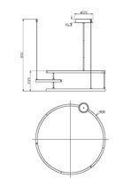 Подвесной светильник Maytoni MOD016PL-L52BK - Maytoni