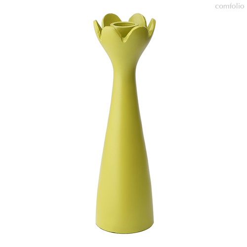 Подсвечник Laminaria, 23 см, лайм - Bergenson Bjorn