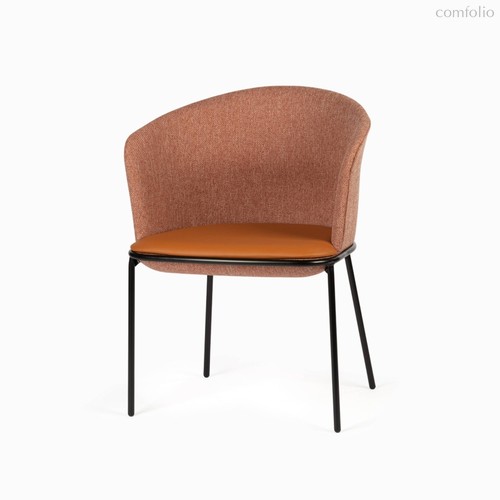 Обеденный стул Embrace с подлокотниками, цвет красный/оранжевый/черный - Cosmo