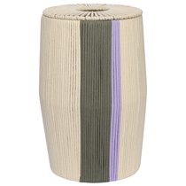 Корзина плетеная Conga Grey из коллекции Ethnic, размер L - Tkano