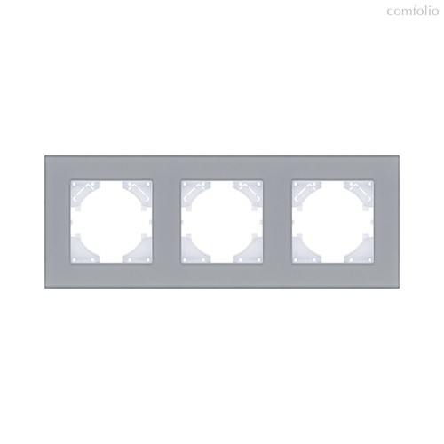 Рамка 3-постовая, стекло серый Kollinger Reflex MG RM3GY - Kollinger