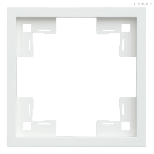 Одноместная рамка 35810 MW, белый сатин - Rikett