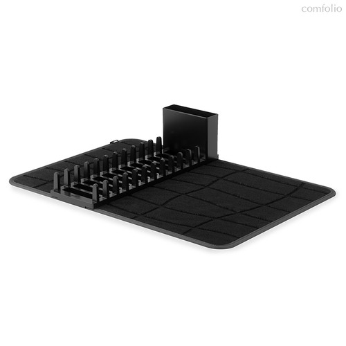 Коврик для сушки посуды Udry, 43х61 см, черный - Umbra