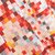 Ткань лонета Свайп ширина 280 см/ 3075, цвет красный - Altali