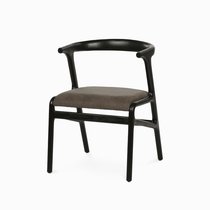 Обеденный стул Ron, цвет темно-серый/черный - Cosmo