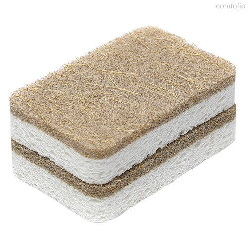 Набор губок для посуды из целлюлозы и кокосового волокна Eco Sponge, 6 шт. - Smart Solutions