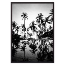 Пальмы у воды, 30x40 см - Dom Korleone