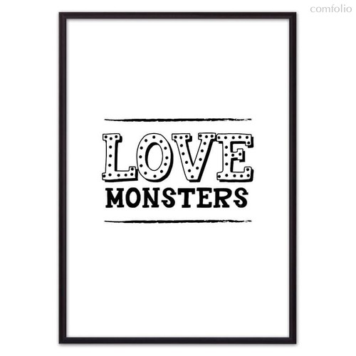 Love monsters, 50x70 см - Dom Korleone