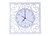 Donolux Classic часы настенные квадратные, 41х41 см, циферблат белого цвета, арматура цвета состарен - Donolux