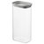Банка для хранения прямоугольная Vacuum Glass, 1,75 л, светло-серая - Smart Solutions