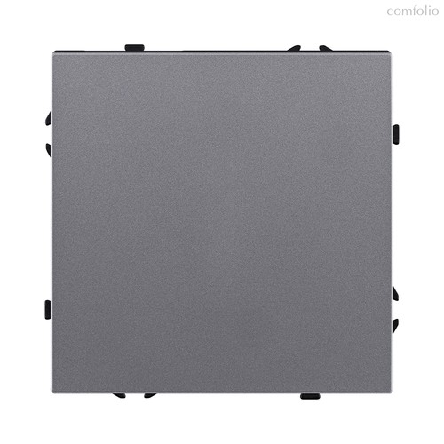 Выключатель кнопочный 1-клавишный 10А/250В, серый Kollinger Eclipse EC-006GY - Kollinger