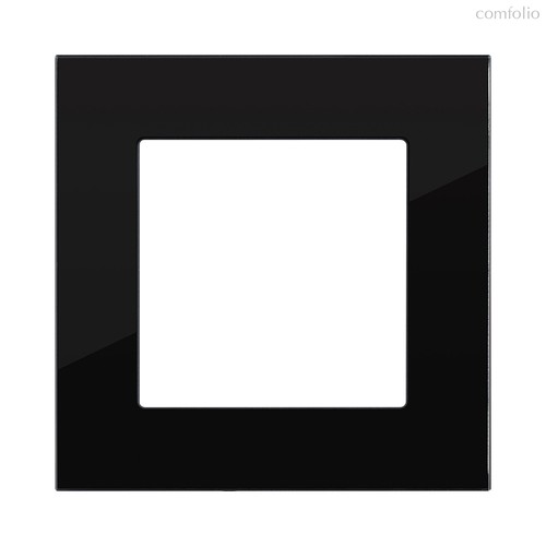 Рамка 1-постовая, стекло черный Kollinger Asthetik AS1BK - Kollinger