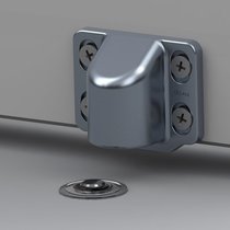 Упор магнитный противопожарный автоматический накладной FANTOM FIRE HGT003 полированный хром