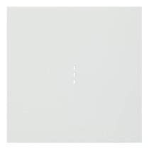 Клавиша одноклавишного выключателя с подсветкой 35602 MW, белый сатин - Rikett