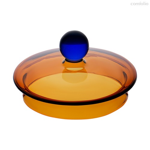 Крышка стеклянная для чайника заварочного Orb, синяя/янтарная - Liberty Jones