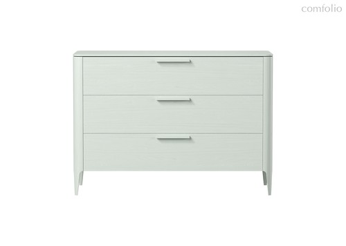 Комод Type oak 3 ящика ширина 120 см (белый) - Ellipse