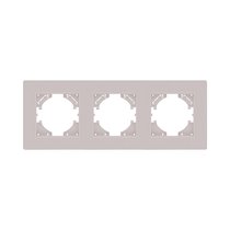 Рамка 3-постовая, кашемир матовый Kollinger Eleganz Plex EP3CM - Kollinger