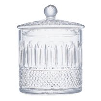 Конфетница с крышкой Decor de table Париж 12,5х17 см, хрусталь, прозрачная - Decor De Table
