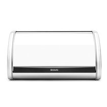 Хлебница со сдвижной крышкой Brabantia 32х17 см, хром, сталь нержавеющая - Brabantia