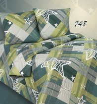 Комплект постельного белья ПА-3-748 Евро Поплин с наволочками 70х70х2шт. - АльВиТек