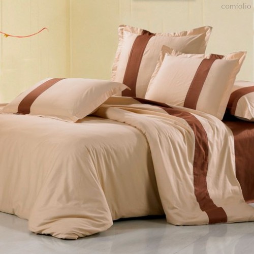 Линия II - комплект постельного белья, цвет бежевый, 2-спальный - Valtery