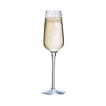 Бокал-флюте для шампанского 210 мл хр. стекло "Симметрия" Optical d 7,5 см h24 см Chef&Sommelier [6] - Chef&Sommelier