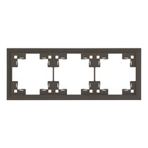 Трехместная рамка классик 35930 CP, капучино - Rikett