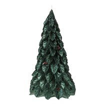 Свеча декоративная Festive flame из коллекции New Year Essential, 19,5 см - Tkano