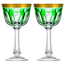 Набор бокалов для красного вина Moser Леди Гамильтон 210 мл, 2 шт, зеленый, п/к - Moser