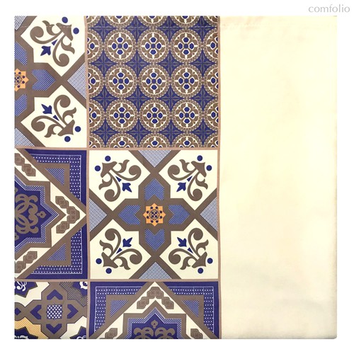 Скатерть с рисунком "Марокко", 140х180 см, P95-1918/1, цвет синий - Altali