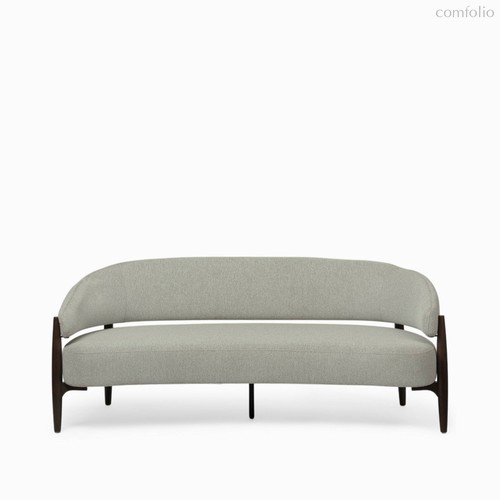 Диван Mellosa ширина 181, цвет светло-серый/черный - Cosmo