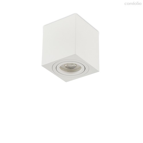 LED, Basis, светильник накладной, GU10, L80xW80хH90мм, IP20, белый RAL9003, без лампы - Donolux