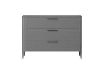 Комод Type oak 3 ящика ширина 120 см (серый) - Ellipse