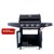 Газовый гриль 4+1 горелки, цвет черный - Start Grill