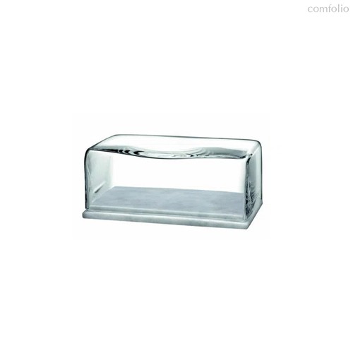 Масленка с крышкой Nude Glass Cruet 14х10 см, стекло хрустальное - Nude Glass