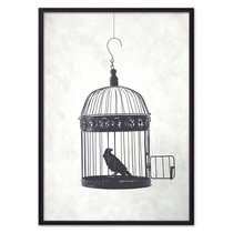 Птица в клетке, 30x40 см - Dom Korleone