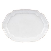 Блюдо овальное Impressions White SA461-00804A (IM535-WHI)