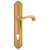 Дверная ручка Venezia Carnevale CYL на планке PL98 полированная латунь - Venezia Collezione