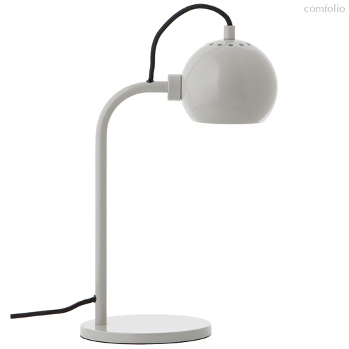 Лампа настольная Ball, 24х34 см, светло-серая глянцевая - Frandsen