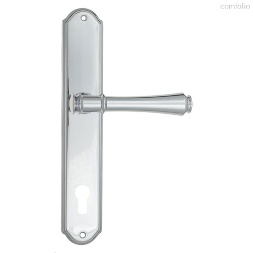 Дверная ручка на планке Fratelli Cattini "PICCO" CYL PL02-CR полированный хром - Fratelli Cattini