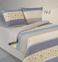 Комплект постельного белья ПА-3-763 Евро Поплин с наволочками 70х70х2шт. - АльВиТек