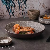 Салатник 1300 мл d 25,7 см h4,4 см Brown Untouched Taiga P.L. Proff Cuisine