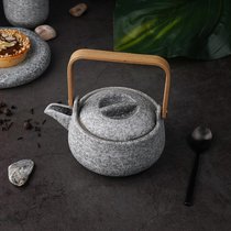 Чайник 360 мл d 12,9 см h8 см дерев. ручка Stone Untouched Taiga P.L. Proff Cuisine