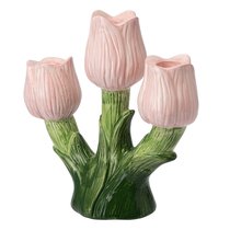 Подсвечник Floret для трех свечей из коллекции Blossom, 20 см - Tkano